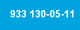 933 130-05-11 933 130-05-11